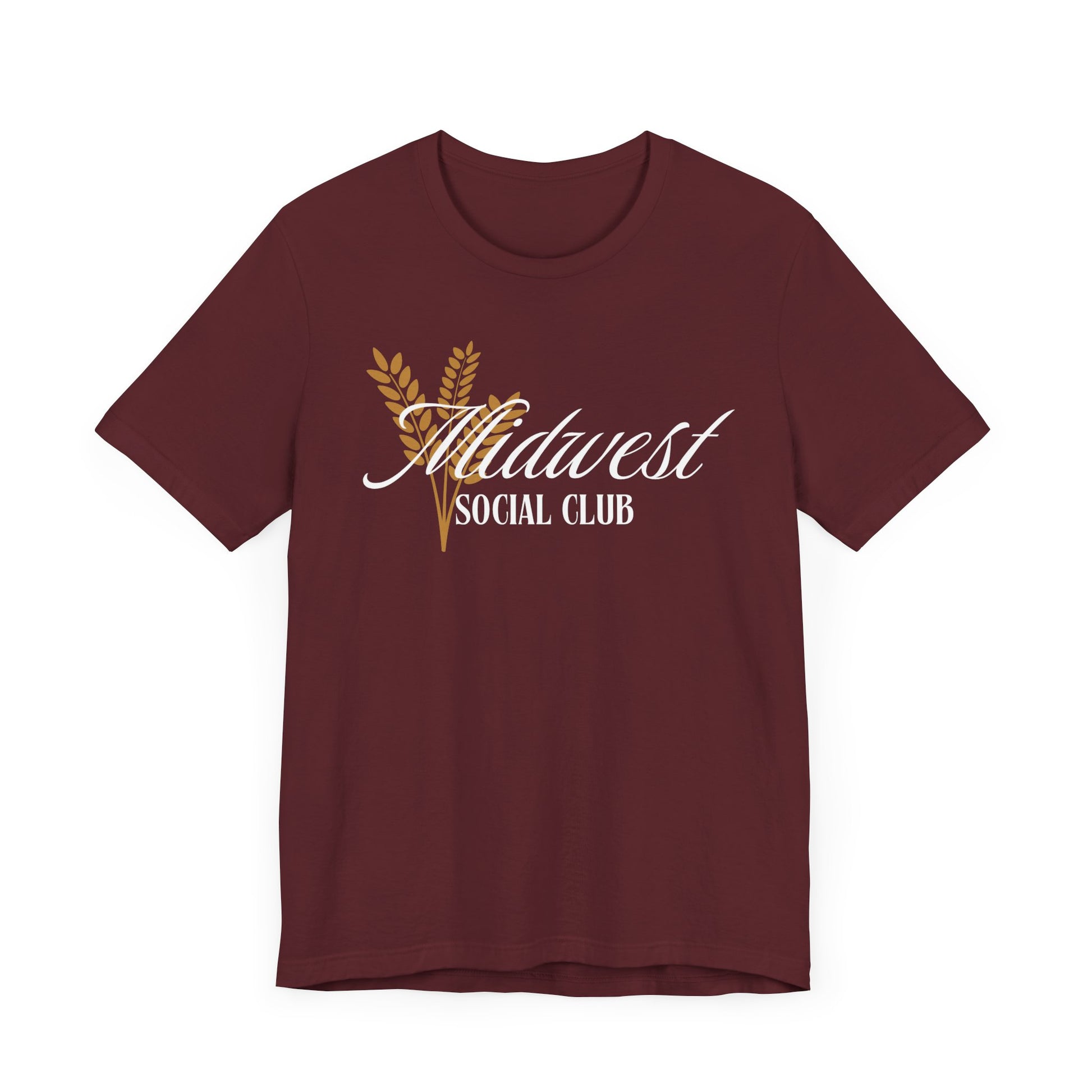 Midwest Social Club Tee: Cozy Unisex Jersey Tee for Casual Gatherings, Stylish Gift, Summer Vibes, Everyday Wear, Farmhouse Aesthetic
