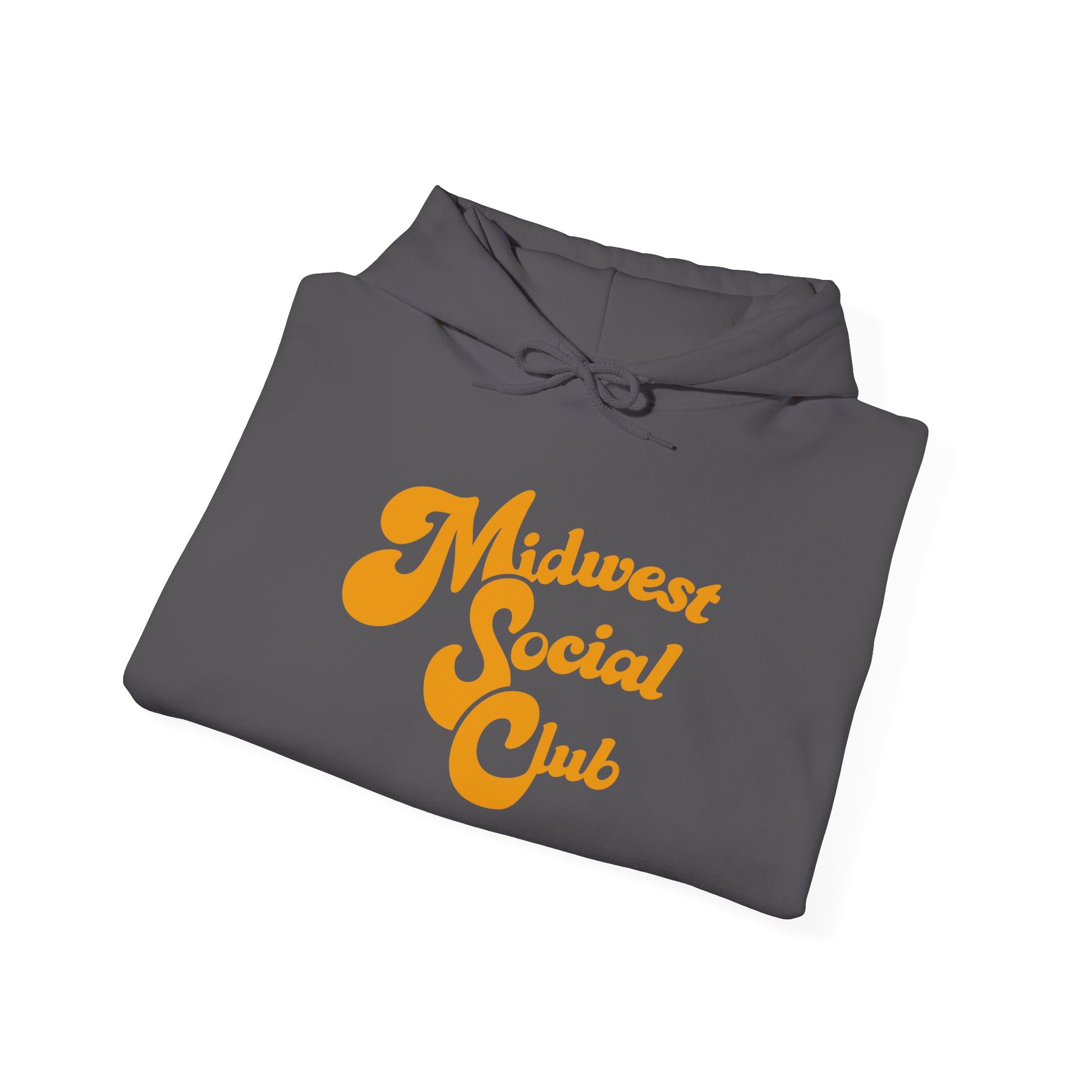 Midwest Social Club Hoodie, Cozy Sweatshirt, Casual Fashion, Gift for Friends, Comfortable Apparel, Fall Essentials
