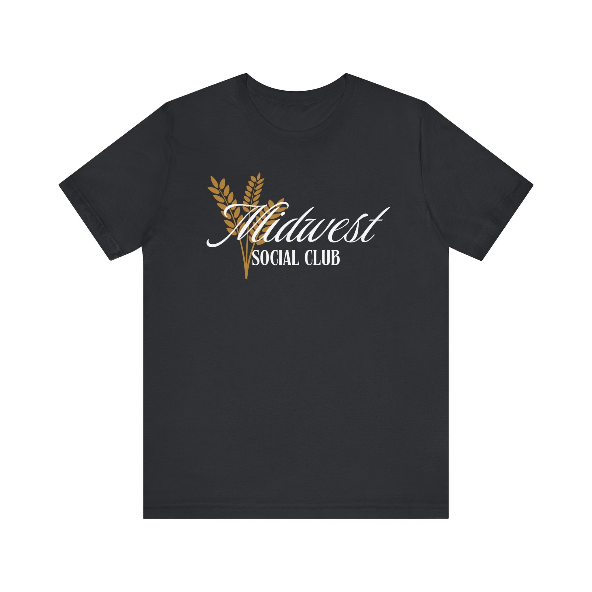 Midwest Social Club Tee: Cozy Unisex Jersey Tee for Casual Gatherings, Stylish Gift, Summer Vibes, Everyday Wear, Farmhouse Aesthetic