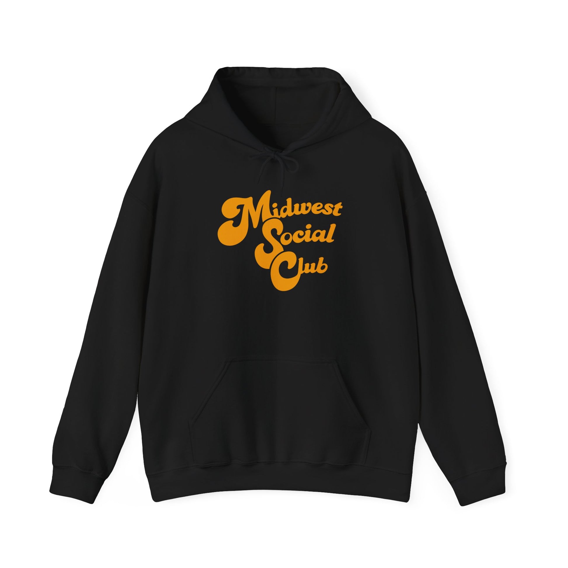 Midwest Social Club Hoodie, Cozy Sweatshirt, Casual Fashion, Gift for Friends, Comfortable Apparel, Fall Essentials