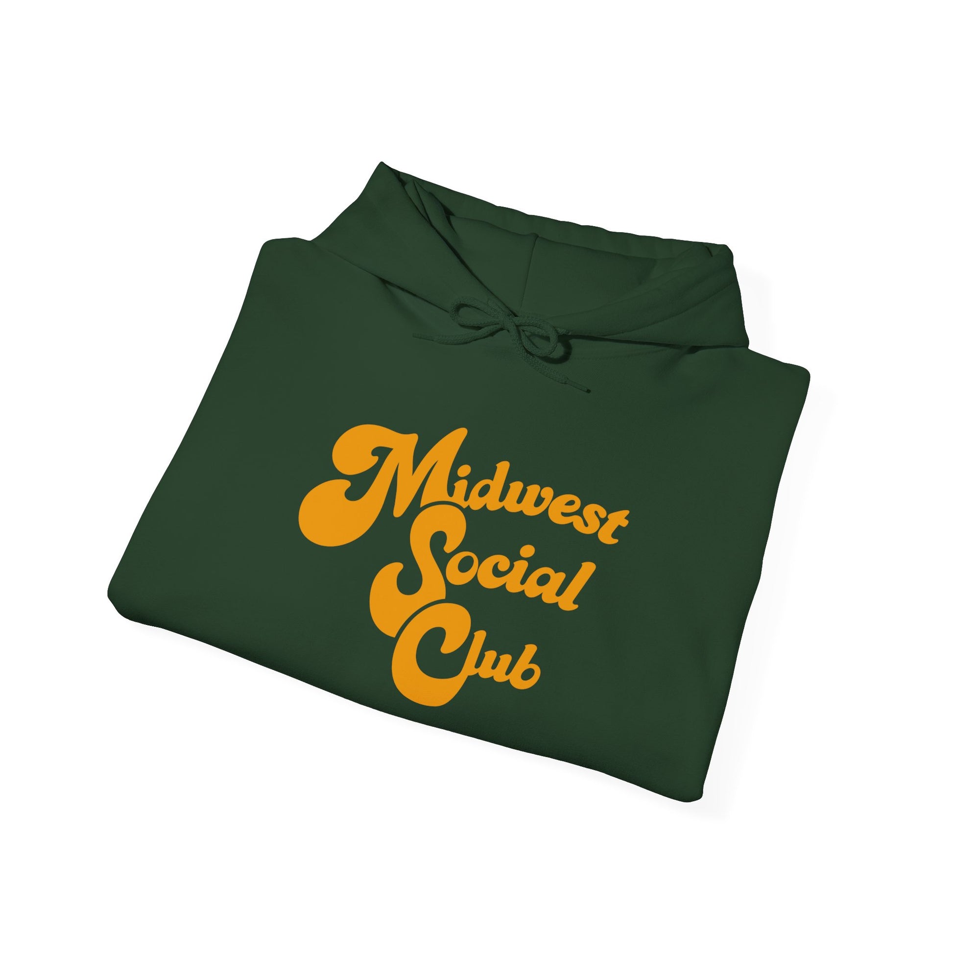 Midwest Social Club Hoodie, Cozy Sweatshirt, Casual Fashion, Gift for Friends, Comfortable Apparel, Fall Essentials