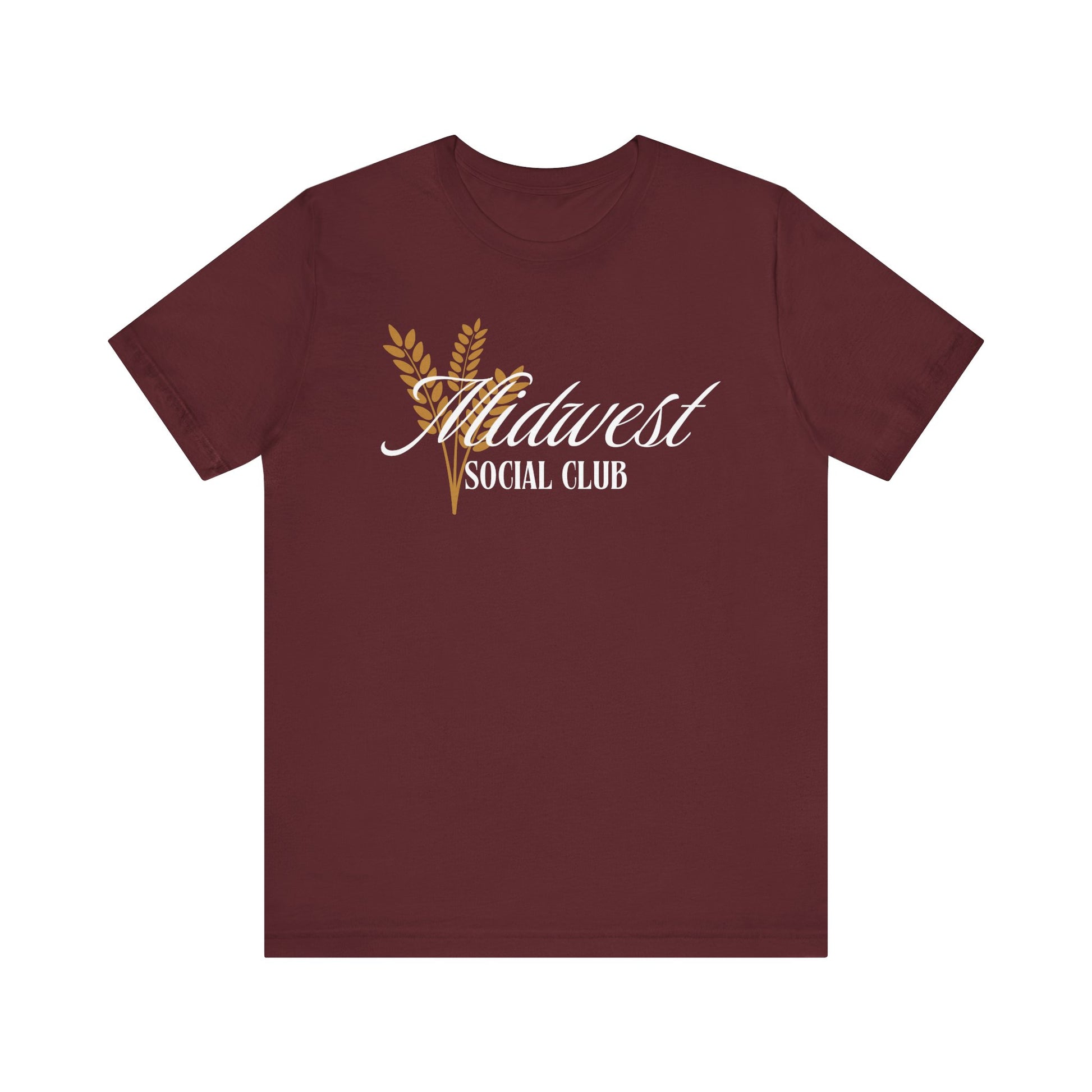 Midwest Social Club Tee: Cozy Unisex Jersey Tee for Casual Gatherings, Stylish Gift, Summer Vibes, Everyday Wear, Farmhouse Aesthetic