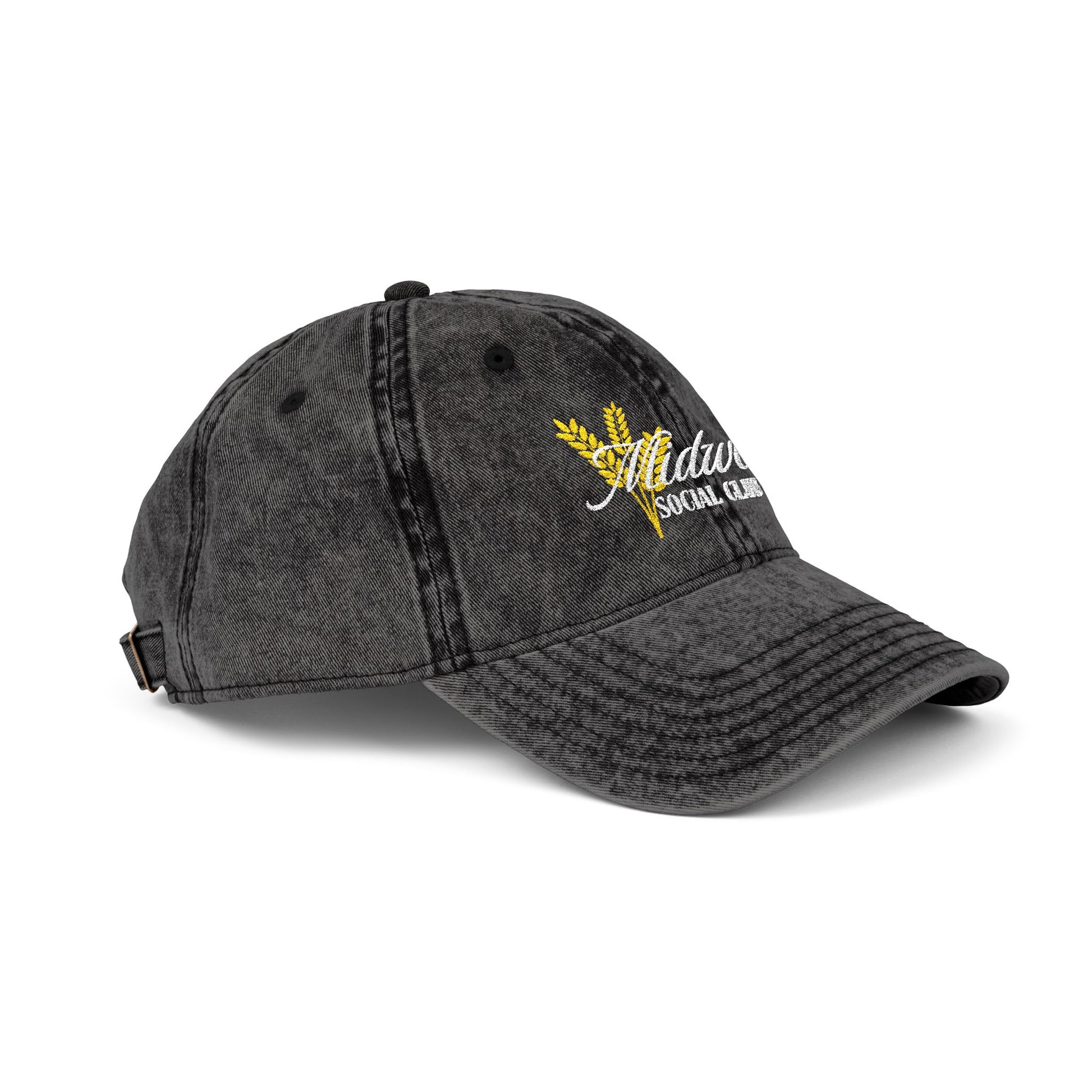 Vintage Embroidered Cap - Meladest Social Club - Adjustable Baseball Hat for Casual Style