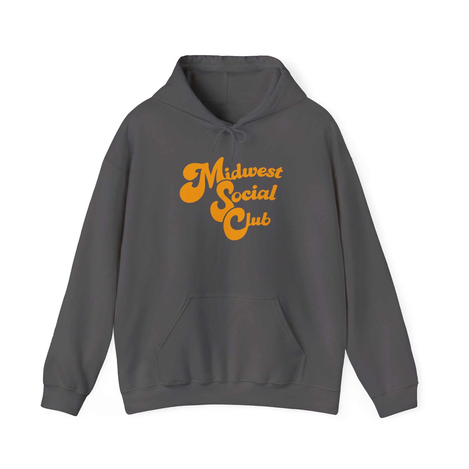 Midwest Social Club Hoodie, Cozy Sweatshirt, Casual Fashion, Gift for Friends, Comfortable Apparel, Fall Essentials