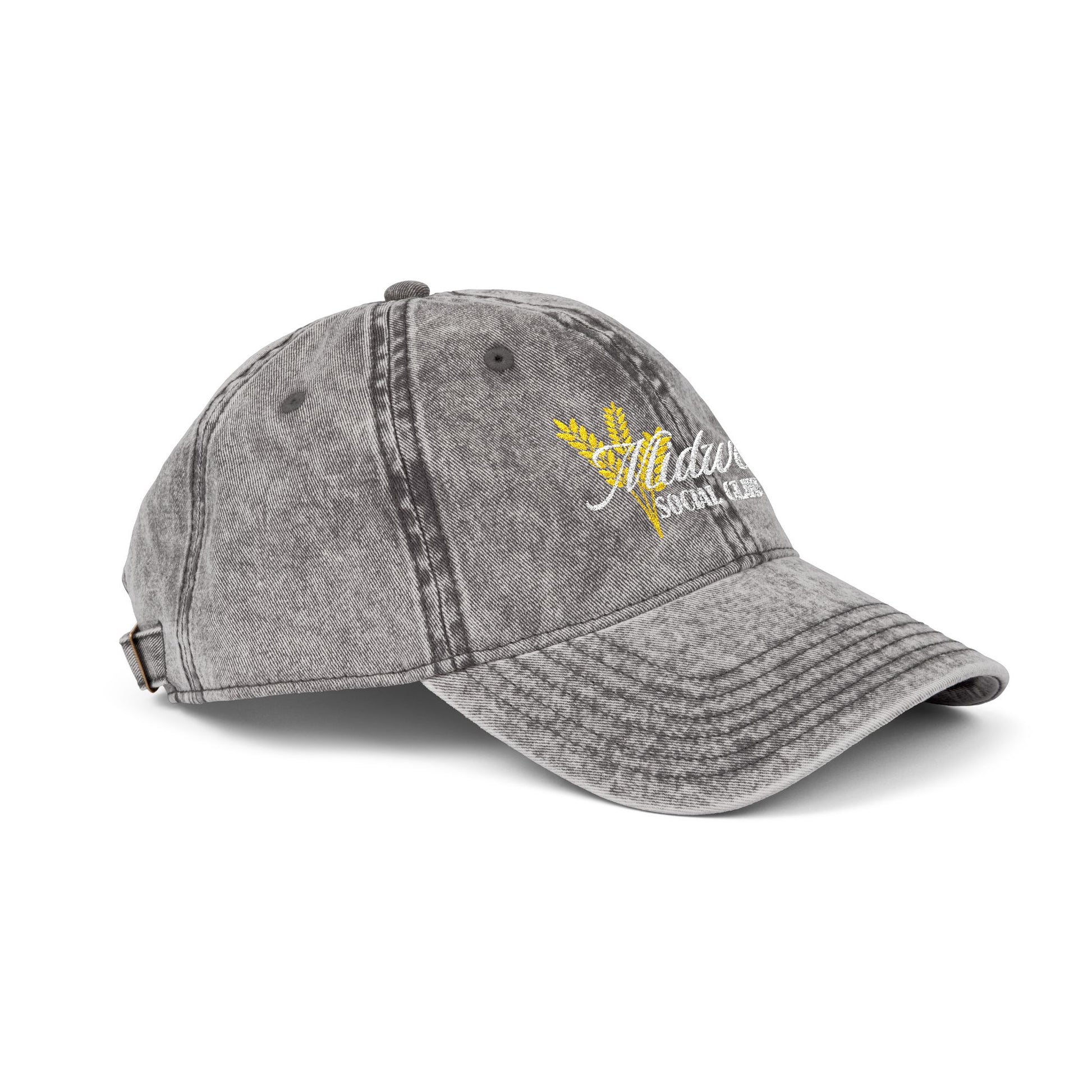 Vintage Embroidered Cap - Meladest Social Club - Adjustable Baseball Hat for Casual Style