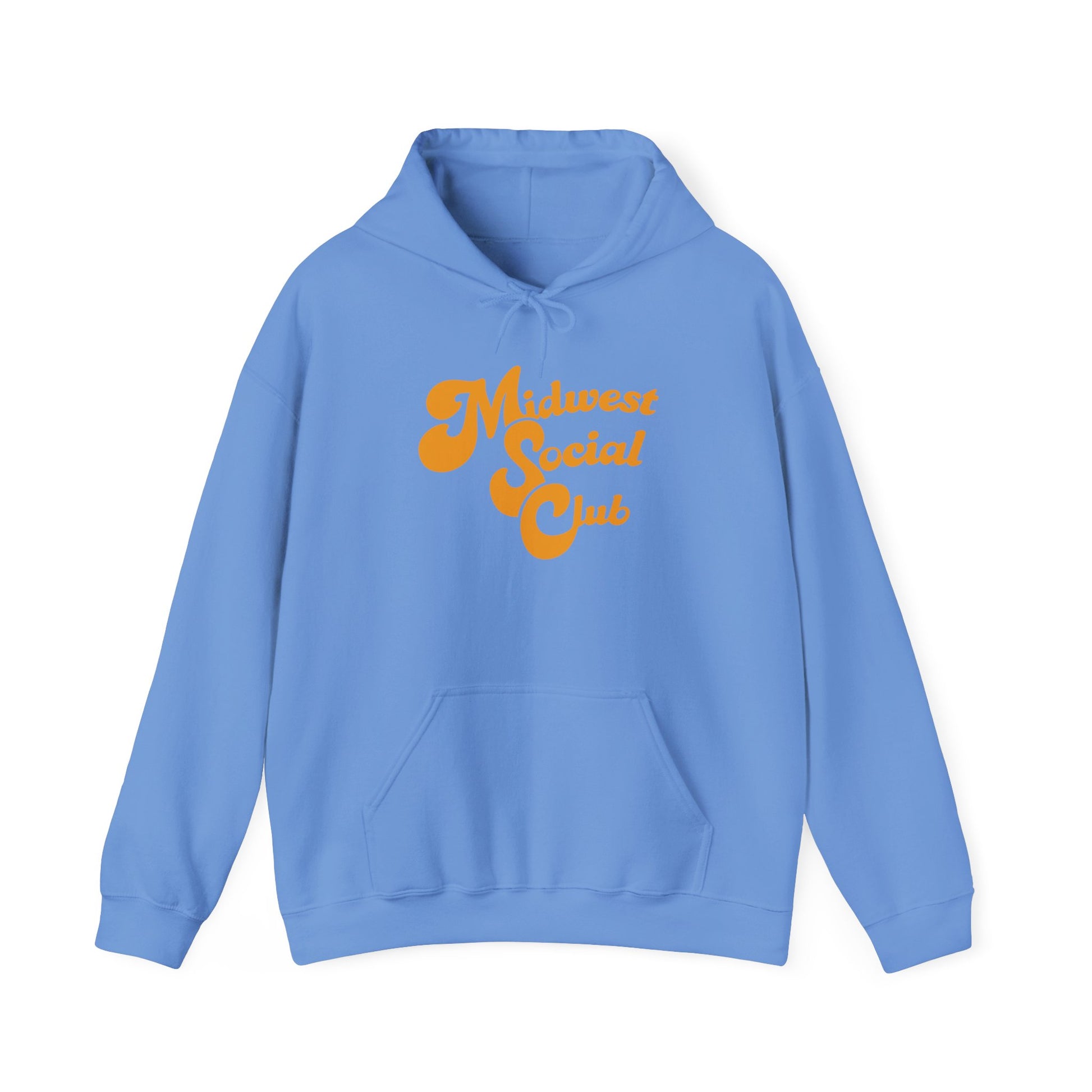 Midwest Social Club Hoodie, Cozy Sweatshirt, Casual Fashion, Gift for Friends, Comfortable Apparel, Fall Essentials