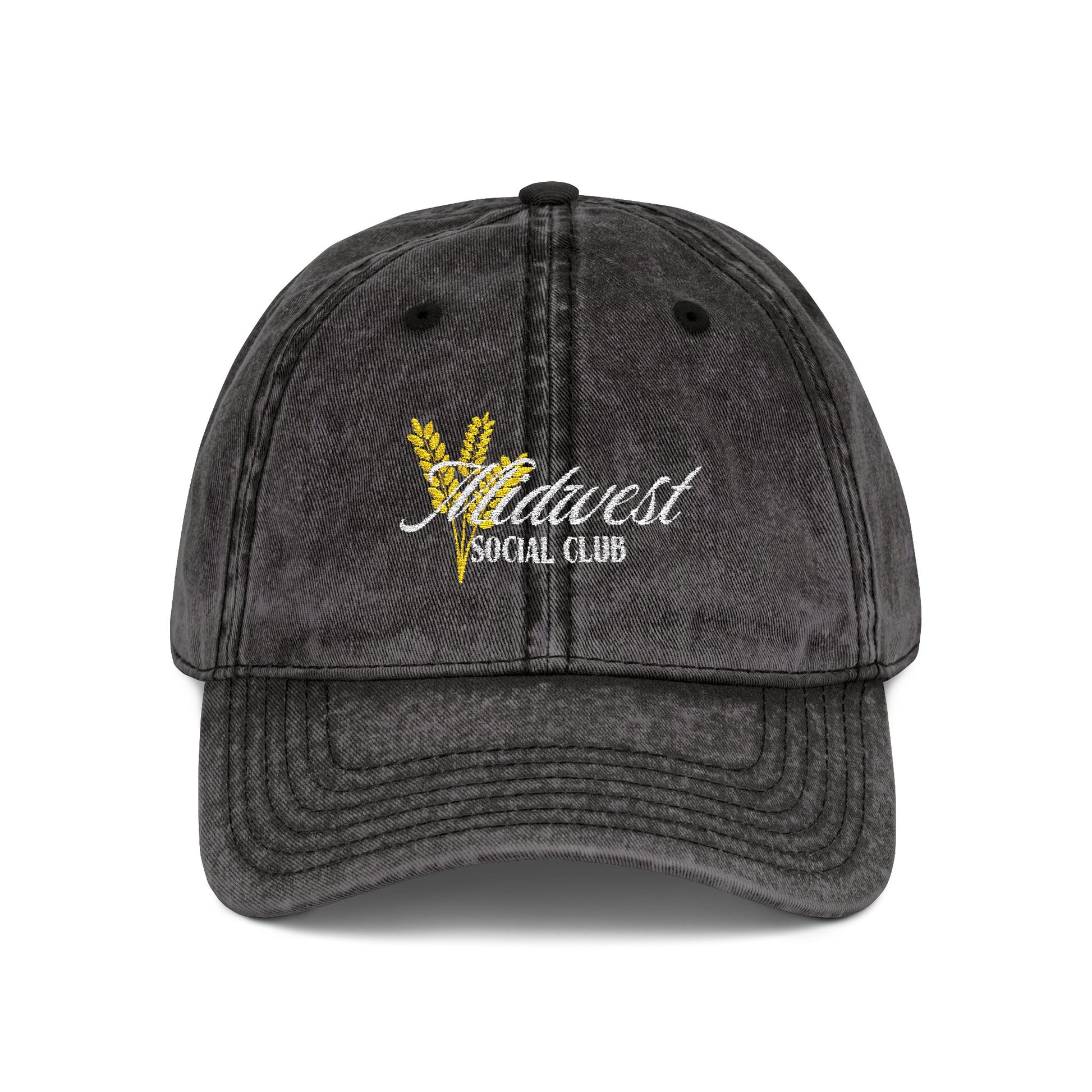 Vintage Embroidered Cap - Meladest Social Club - Adjustable Baseball Hat for Casual Style