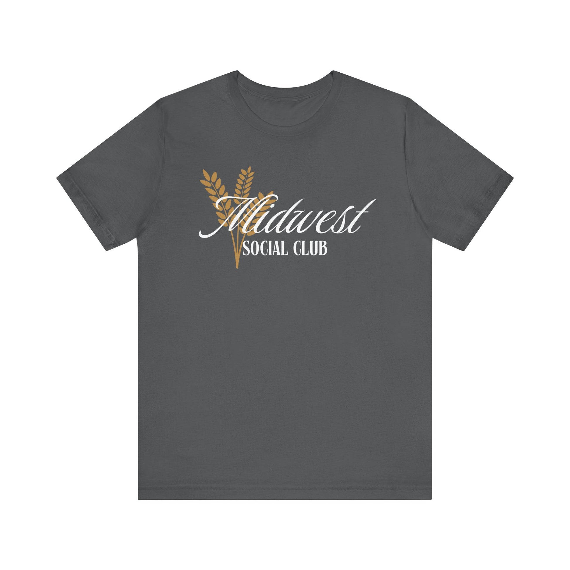 Midwest Social Club Tee: Cozy Unisex Jersey Tee for Casual Gatherings, Stylish Gift, Summer Vibes, Everyday Wear, Farmhouse Aesthetic