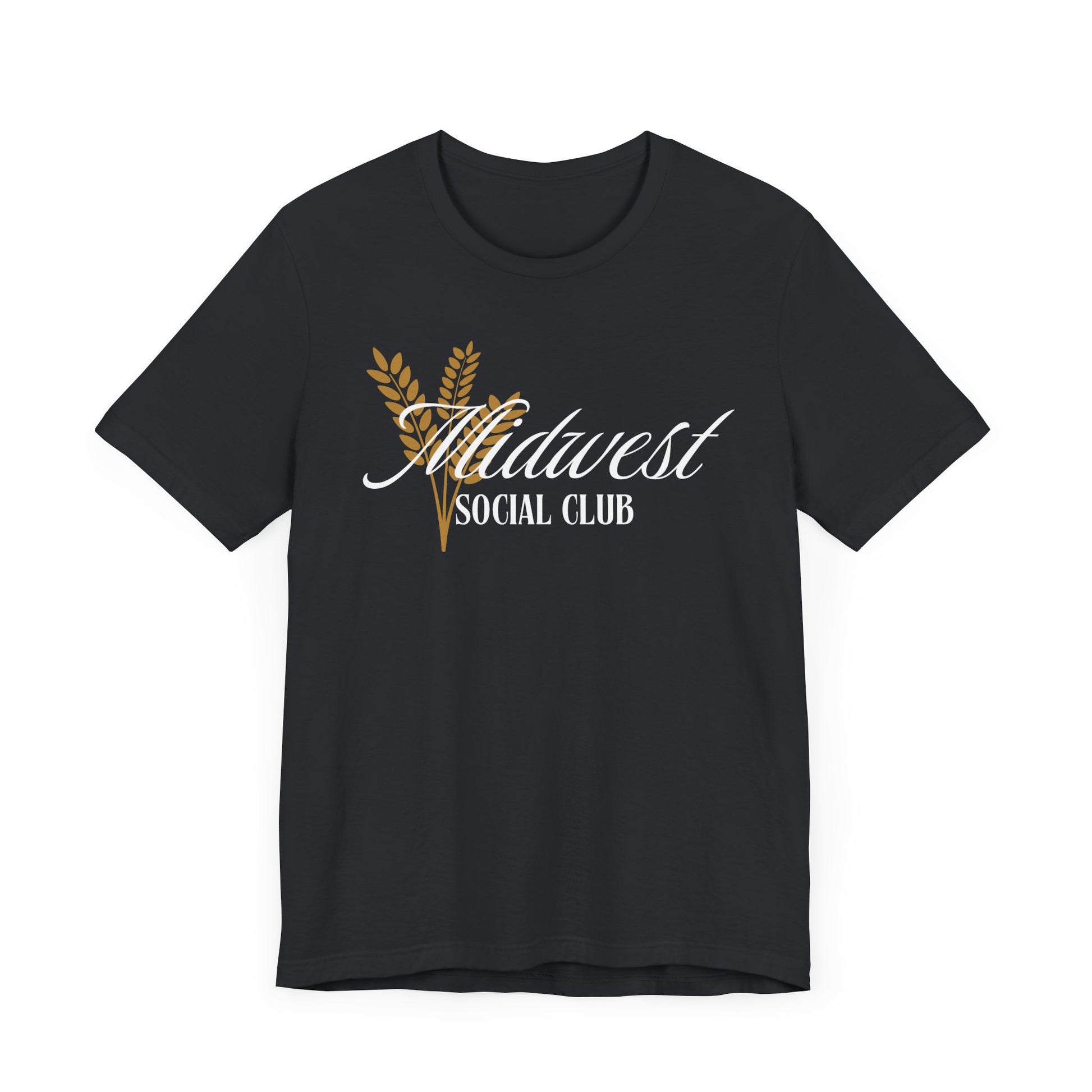 Midwest Social Club Tee: Cozy Unisex Jersey Tee for Casual Gatherings, Stylish Gift, Summer Vibes, Everyday Wear, Farmhouse Aesthetic