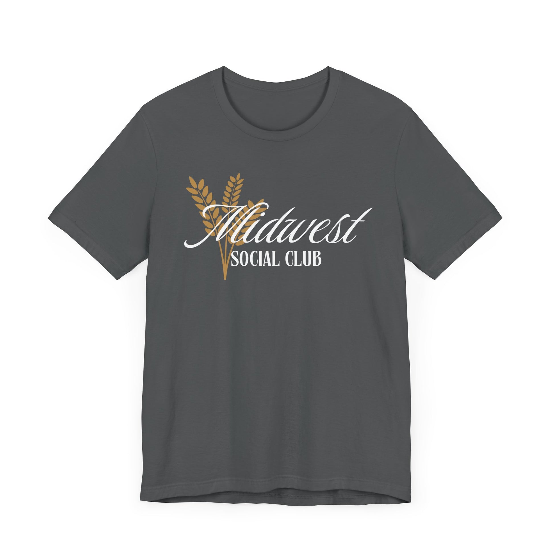 Midwest Social Club Tee: Cozy Unisex Jersey Tee for Casual Gatherings, Stylish Gift, Summer Vibes, Everyday Wear, Farmhouse Aesthetic