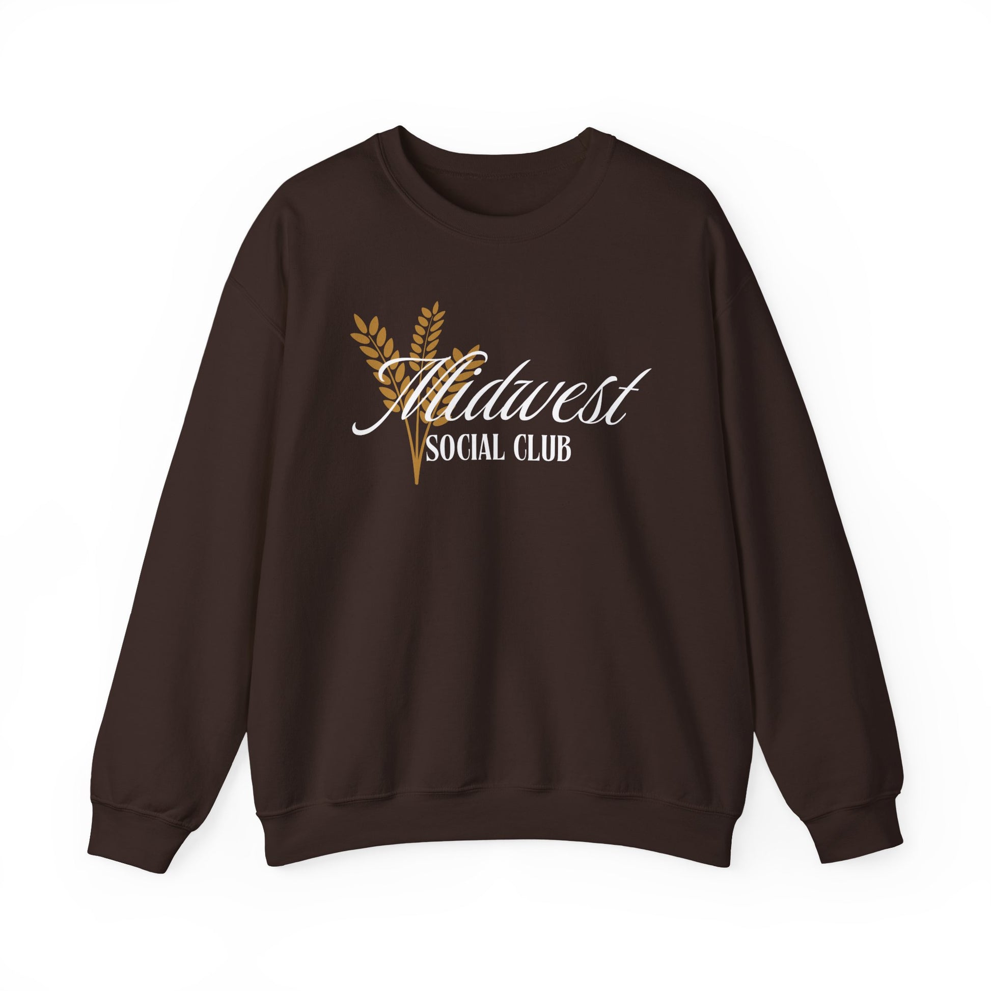 Midwest Social Club Crewneck Sweatshirt - Cozy Unisex Pullover for Community Gatherings