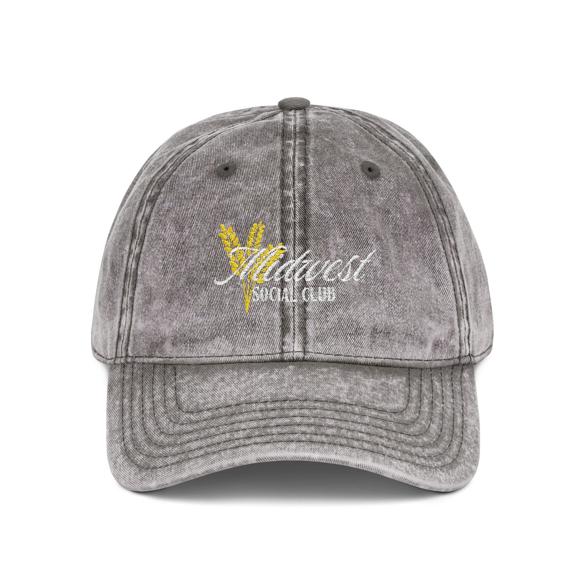 Vintage Embroidered Cap - Meladest Social Club - Adjustable Baseball Hat for Casual Style