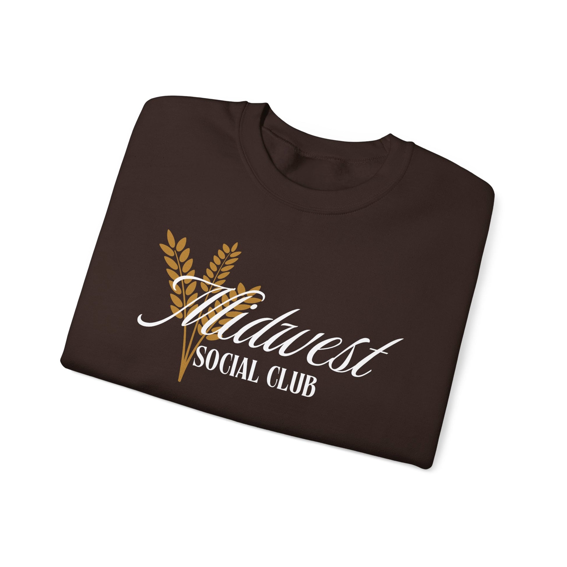 Midwest Social Club Crewneck Sweatshirt - Cozy Unisex Pullover for Community Gatherings