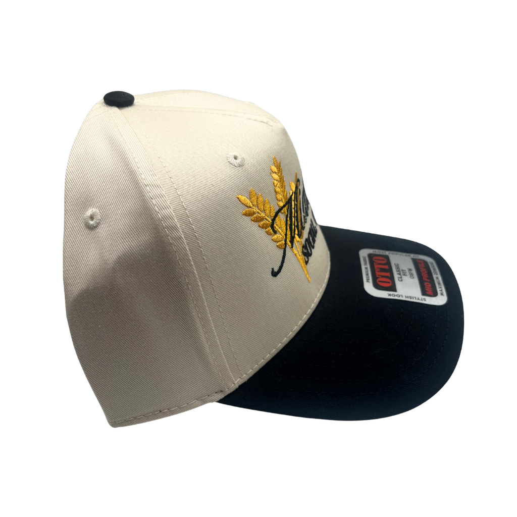 Midwest Social Club Black Embroidered Hat